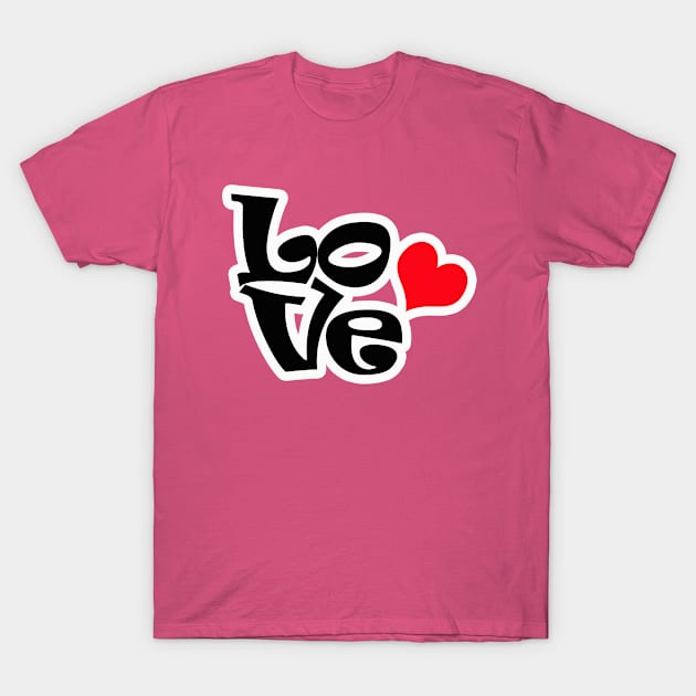 love T-Shirt by martian